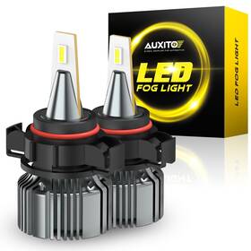 2504 Auxito 782890730389 2x High Csp Led Power Light Fog Drl Driving Bulb 6000k White Lamp I9