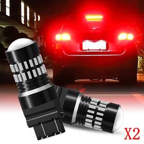 3157 Auxito 782890731201 4pcs Super Bright Flash Red Blinking Strobe Bulbs Led Brake Stop Tail Light
