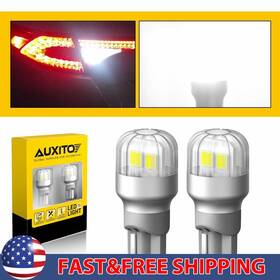Auxito 782890732192 Red Led Bulb 168 192 194 175 T10 Canbus Tail Stop Brake Turn Signal Light