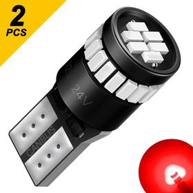2825 Auxito 782890732482 2pcs Led Parking Light 194 Bulbs 168 T10 Wedge Canbus Super Red Eov