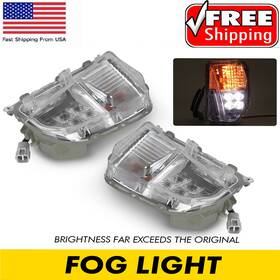 8151147060 Auxito To2531150 Pair For 2012-2015 Toyota Prius Led Lights Drl Fog Turn Signal Lamp Left&right