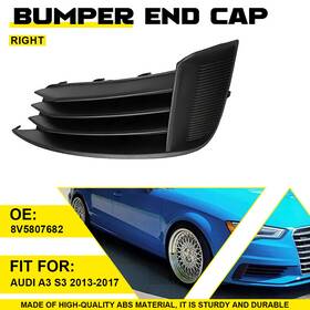 8v5807682 Auxito Front Right Side Bumper Fog Light Lamp Grill Grille Cover For 2013-17 Audi A3 S3