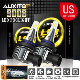 9006-i9-w2-eoe Auxito 9006 Hb4 Led Headlight Bulbs Kit Front Fog Lights Upgrade 80w 6000k