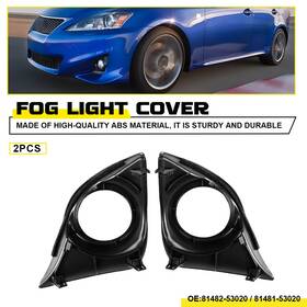 81482-53020 Auxito Autoparts 2pcs Front Bumper Fog Light Cover Bezels For Lexus Is250 Is350 2011 2012 2013 Us