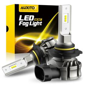 Auxito-usb3fh10w2-1027 Auxito 9145 Led Fog Light Bulbs 6000lm 6500k Cool White H10/9145