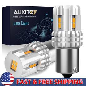 Auxito12k1156 Auxito Led Turn Signal Blinker Light 1156 7506 Amber Yellow Bright Drl Bulbs 2pc Auxito12k1156 Auxito Led Turn Signal Blinker Light 1156 7506 Amber Yellow Bright Drl Bulbs 2pc