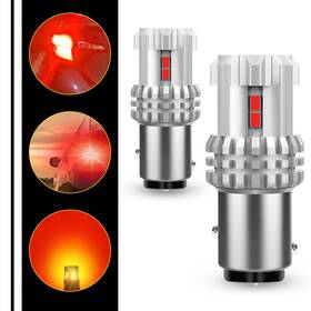Auxito12k1157 Auxito 7528 1157 Red Led Rear Turn Signal Tail Lights For Ram 1500 2500 1994-2001 2357