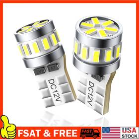 Auxito18gt10 Auxito T10 168 2825 Led License Plate Light Bulbs For Chevrolet Ford 6500k White