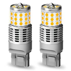 Auxito2g427440 Auxito 2x W21w 7440 Amber Led Turn Signal Light Bulbs Super Bright 2400lm Canbus Hot V
