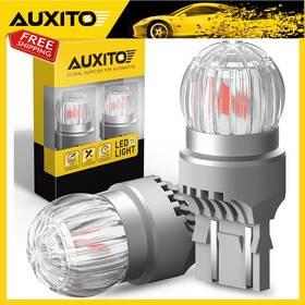 Auxito2us6t7443 Auxito Canbus 7443 7444 7440 7441 Led Bulb Brake Stop Light Lamp Red Super Bright 2pcs