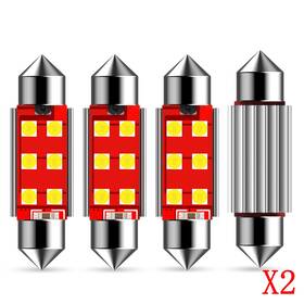 Auxito41mmdouble Auxito 578 42mm 561 Led Interior Dome Bulb Light For Dodge Ram 2500 1500 2003-2009 2set