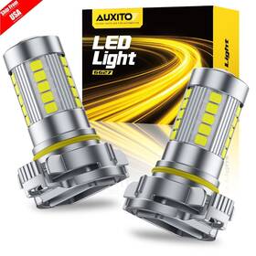 Auxito6g275202 Auxito 5202 H16 5201 Led Fog Light Bulbs For Chevy Silverado 1500 2007-2015 6000k White