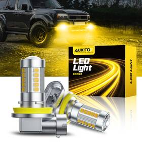 Auxito6g27h8h9h11 Auxito H11 H8 Led Driving Fog Light Bulb Super Bright 5000lm Golden Yellow 6g Ek