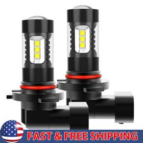 Auxito80wh10 Auxito 2x Led Fog Light Bulb H10 9145 9140 White For Ford F150 F250 F350 2004 2005-2021
