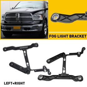 Ch1061108 Auxito Front Bumper Side Support Fog Lamp For Brackets Dodge Ram Pickup 1500 2013-18