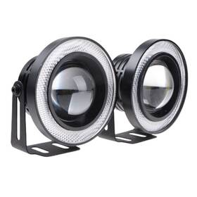 Eoq-tsy-46513 Auxito 2x White 3.5 Inch Led Fog Light Lamp Projector Angel Eye Halo Ring 6000k