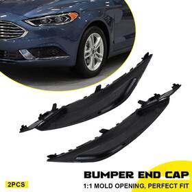 Fo1038166 Auxito Pasir Driver Passenger Side Front Fog Light Cover Bezel For 2017-18 Ford Fusion