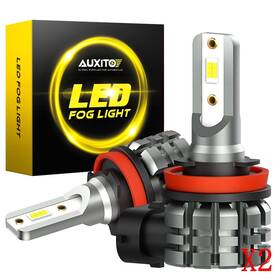 L3-smd Auxito Led White Fog Light Bulb Kit H11 H16 H8 H9 Perfect Fit Replace Haloge 2set B