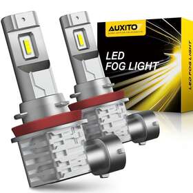 Auxito M4 H11 H16 H8 Led Fog Light Bulbs Halogen Replacement White 6500k Fanless