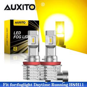 M4h8h11h16 Auxito 3400lm Xtreme Super Bright H11 H8 H16 Led Fog Lights Bulbs 3000k Golden Yellow