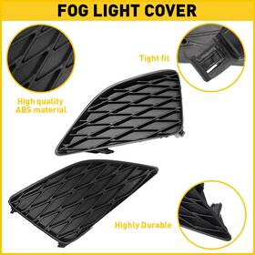 To1038115 Auxito For Toyota Corolla 2009-2010 Fog Lights Bumper Lamps Cover Left And Right 2pcs