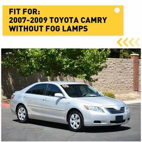 Wdk-camry-07-09 Auxito For 2007-2009 Toyota Camry Fog Light Hole Cover Pair Set Left And Right Side New E