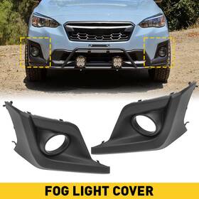 Wdk-crosstrek-18-20r Auxito X2 Rh Passenger Lh Driver Side Fog Bulb Cover Fit 2018-20 Subaru Crosstrek