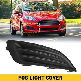 Wdk-fiesta-14-19r Auxito For 2014-2019 Ford Fiesta 2015 2016 Front Right Side Fog Light Hole Cover Black
