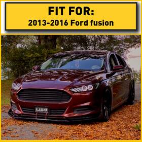 Wdk-fusion-13-16wk Auxito Pair Black Fog Light Hole Cover Left And Right For 2013-2016 Ford Fusion 2015 Eoe