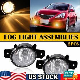 Wdzc-altima-07-16-fr-eaa Auxito 2x Fog Light Driving Lamp Assembly Kit For Nissan Altima Maxima Rogue Sentra