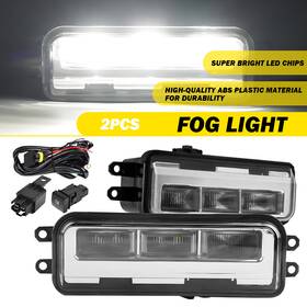 Wdzc-tundra-22-24 Auxito Left Right For 2022-2024 Toyota Tundra Front Bumper Led Fog Lights Driving Lamp