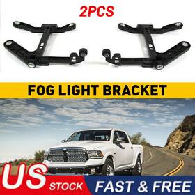 Wdzj-ram-13-22 Auxito Fog Bracket Light Set Left And Right For Ram 2013-2018 1500/ram 1500 Class 2019