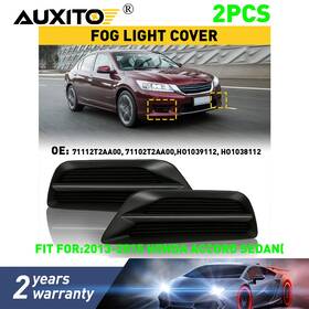Wk-14acc-050 Auxito Black Plastic Passenger Driver Side For Honda Accord Sedan 13-15 Fog Lamps Cover