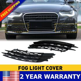 Xpd-wdh-38114 Auxito For 2012-2015 Audi A6 C7 Sedan 2 Front Outer Lower Fog Light Cover Set Exb