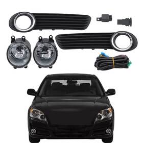Bck4356k Backye For Toyota Avalon 2008-2010 Front Fog Light Lamp With Black Cover Switch Pair Lh Rh