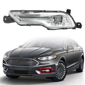 Bck54483k Backye Ford Fusion 2017-2018 Explorer 2018 Front Bumper Fog Light Lamp Led Driver Side