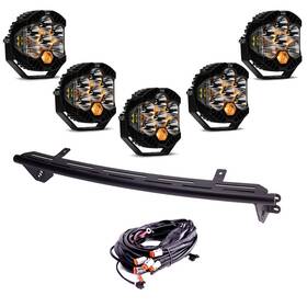448233up Baja Design Designs Lp6 Pro Bull Bar Light Kit With Upfitter For 23-24 F-250/350sd