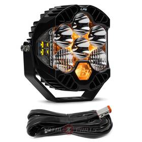 270003-cm Baja Designs Lp6 Pro Led Clear Driving/combo Light And Controller Wiring Harness