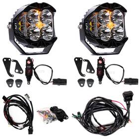 297801-2x800001-rsh Baja Designs Lp4 Pro Clear Spot Beam Led Lights Pair Wiring Reflex Actuators