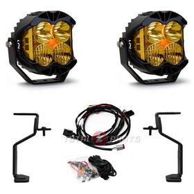 297813-f150kc Baja Designs Lp4 Pro Amber Ditch Lights Pods Kit For 21 Ford F-150 / Raptor