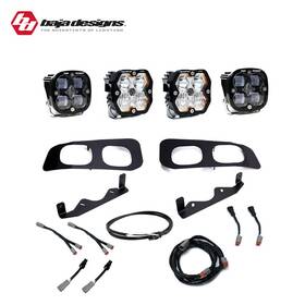 44-0033-up Baja Designs Squadron 2.0 Pro/sae Dual Fog Pocket Kit For 23 Ford F-250/f-350
