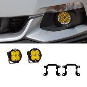44-7602 Baja Designs For Ford Mustang 15-17 Light Kit Fog Location Mounted Squadron-r Pro 3 Inch