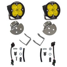 447711 Baja Designs Squadron Amber Fog Light Kit For 15-19 Gmc/chevrolet