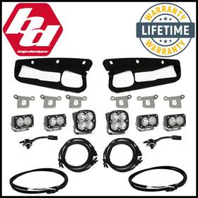 447763up Baja Designs Steel Bumper Led Pocket Fog Light Kit With Upfitter Fits 21-23 Bronco