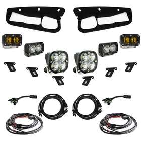 448179 Baja Designs S2 Sae Amber Fog Light Pro Kit For Ford Bronco 2021-2024