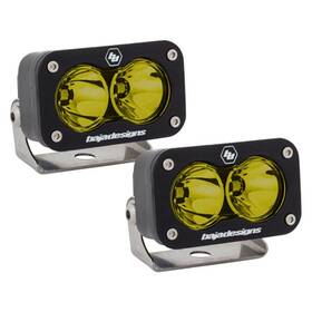 54-7816 Baja Designs S2 Sport 3 Inch X2 2x12w Rectangular Work/scene Beam Amber Led Lights