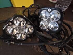 55-7803-2 Baja Designs Squadron 2.0 Sport Led Pair Clear Driving/combo Lights And Wiring