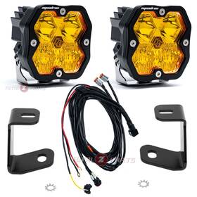 Baja Designs 55-7813-2-15f150 Squadron 2.0 Amber Driving/combo Ditch Lights Kit For 15-20 F150