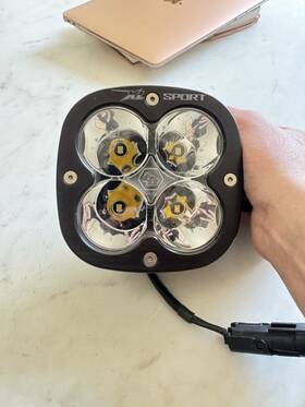 560001 Baja Designs Xl Sport Clear Led High Speed Spot Light Pod 3 150 Lumens
