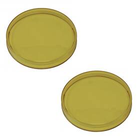 668009-2 Baja Designs Pair Amber Covers Rock Guards For Squadron-r 3.5-inch Round Light